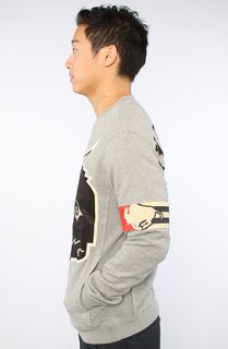 10 Deep The Bison Crewneck Sweatshirt in Heather Gray