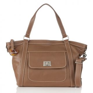  calfskin leather satchel with pocke d 20110807032752517~129370_213