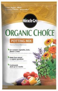 Scotts Miracle Gro 72978510 8 Quart Organic Choice Potting Soil Mix