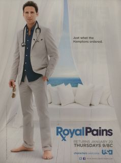 Mark Feuerstein Advertisement for Royal Pains Clipping
