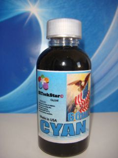 INKJET REFILL INK CYAN COLOR 1 x 60ml 2oz FOR HP CANON EPSON PRINTER