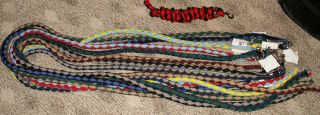 Braided Horse Lead Rope multi color horse tack lot of 1 lead rope