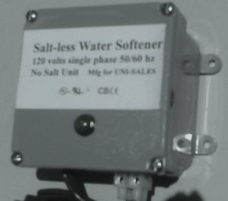 No Salt Electric Water Softener Retails at $899 00