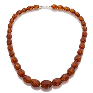 223 908 age of amber age of amber barrel bead 19 1 2 necklace rating