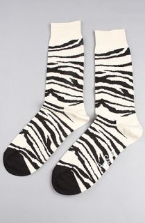 Happy Socks The Animal Print Socks in Black White