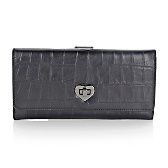 Barr and Barr Leather Wallet with Ruffled Trim