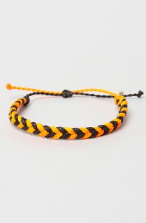 Pura Vida The Braided Bracelet in Orange Black