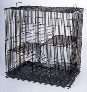   Animal Cage Sugar Glider Chinchilla Ferret Rat Cage 705H 3973 Black