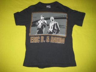 1988 Eric B Rakim Original Paid in Full Tour Vintage T Shirt Rap Hip