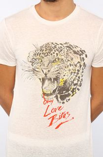obey the love bites nubby thrift tee in white sale $ 14 95 $ 36 00 58
