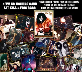  Kiss Eric Carr 50 Trading Card Set