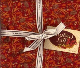 Fabulous Fall Moda Layer Cakes 10 Fabric Quilt Squares