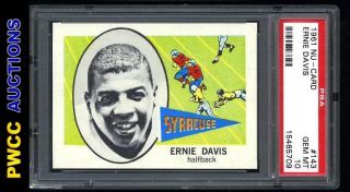 1961 Nu card Football Ernie Davis ROOKIE 143 PSA 10 GEM MINT PWCC