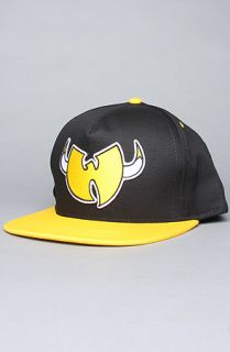 Wutang Brand Limited The Wu Chicago Snapback Cap in Black Yellow