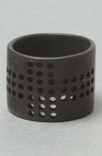 Luv AJ The Perforated Cross Ring Concrete