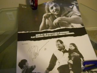  Gadd and Peter Erskine Zildjian Poster Autographed by Erskine