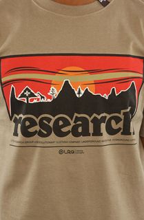 lrg the motherland research tee in mocha sale $ 18 95 $ 28 00 32 % off