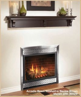 48 Fireplace Mantel Arcadia Primed Wood Mantel
