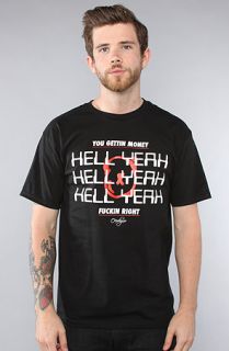 One Degree The Hell Yeah Tee in Black