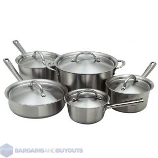 Farberware Advantage 10 Piece Cookware Set in Stainless Steel 71588