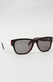 Flud Watches The Mile High Sunglasses in Black Red White  Karmaloop