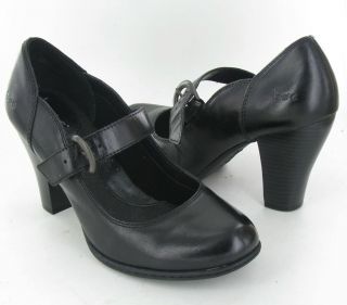 Born Concept Faizon Mary Janes Heels Black Womens Size 9 M Used $85