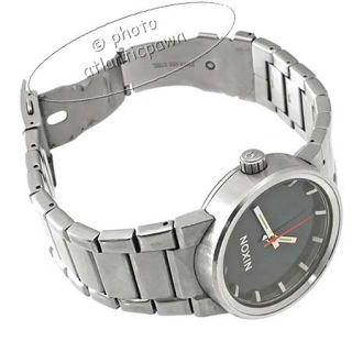 Nixon The Cannon Black Dial A160000 Stainless Steel Watch