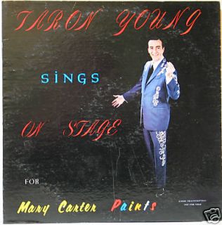 Faron Young Sings on Stage Autographed Promo LP