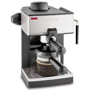Mr Coffee 4 Cup Steam Espresso Cappuccino Machine Maker