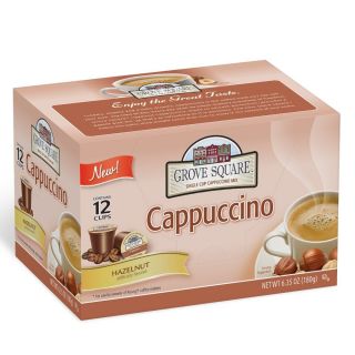  Cappuccino Cups Hazelnut Single Serve for Keurig K Cup Brewers