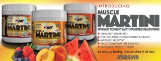 GAT Muscle Martini BCAA Amino Acid Muscle Recovery Drink 30 Servings