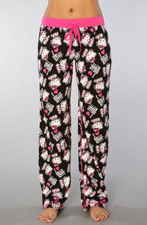 Hello Kitty Intimates The Hello Kitty Animal Pant in Black and Pink