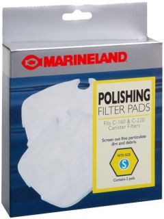 Marineland Polishing Filter Pads for C 160 C 220 Rite Size s 2 PK