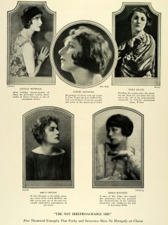 1924 Print Estelle Winwood Doris Keane Actress Broadway Musical Play