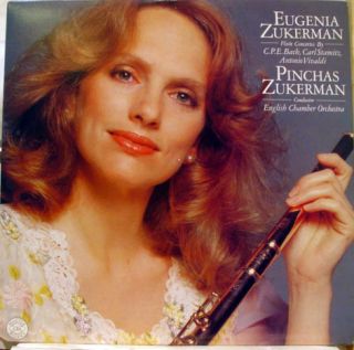 EUGENIA / PINCHAS ZUKERMAN flute concertos LP Mint  M 35879 Vinyl 1980