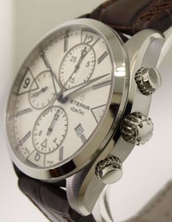 Eterna KonTiki Chronograph Date Automatic Watch Swiss Made 1240.41.63