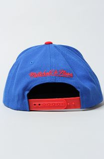 Mitchell & Ness The Buffalo Bills Arch TriPop Snapback Cap in Blue Red