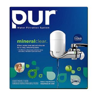 PUR FM 3700 Faucet Mount 3 Stage Water Filtration System W Filter