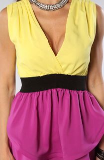  the color block dress in yellow and purple sale $ 40 95 $ 70 00 42