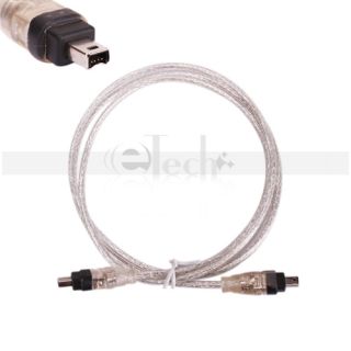 New USB to IEEE 1394 Firewire 4 to 4 pin i Link DV Cable PC Silver