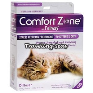 Farnam Comfort Zone with Feliway Cat Diffuser Scratching Spraying
