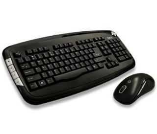 Wireless Keyboard 5 Button Gaming Mouse Combo New