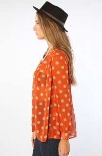 MINKPINK The Double Take Shirt in Red and Cream Polka Dots  Karmaloop