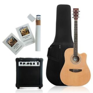 Jose Feliciano Acoustic Electric Guitar Debut Series Kit w 10W