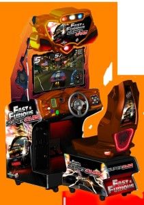 The Fast and The Furious Super Cars Sit Down Arcade Machine Brand New