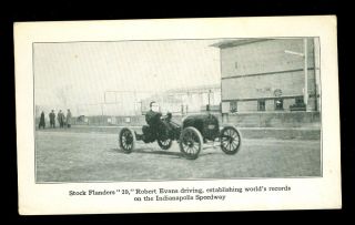  Indiana Speedway Stock Flanders Robert Evans Race Car