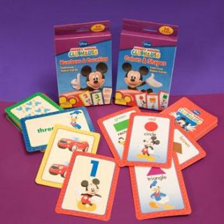 New Mickey Mouse Learning Flash Cards Colors Shapes Numbers Counting