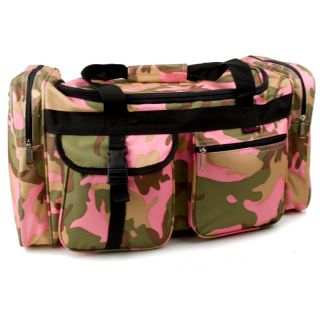 Every Day Carry Pink Camouflage Ladys Syslish Travel Duffel Bag