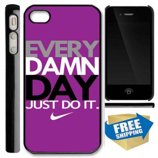 New EVERY DAMN DAY Just Do It Nike iPhone 4 4S Case Apple Phone Cover