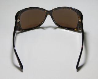 New Fendi 5063R Tortoise Brown Strass Crystals Sunglasses Sunnies